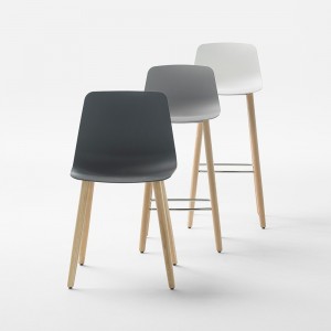 Taburete Varya madera Inclass. Taburetes de diseño elegante ideal para interiores.