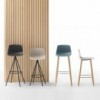Taburete Varya giratorio Inclass. Taburete de diseño moderno y original para interiores.