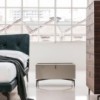 Mesita de noche Meridien de Alivar. Muebles modernos italianos. Mobiliario de diseño elegante.