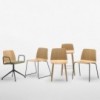 Taburete Varya Wood madera Inclass. Diseño ideal para ambientes de interior.
