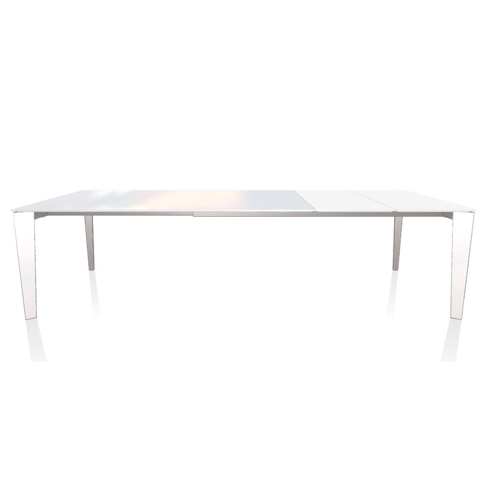 Mesa Senso Extensible Cristal/Madera de Bontempi. Muebles modernos de diseño italianos.