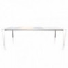Mesa Senso Extensible Cristal/Madera de Bontempi. Muebles modernos de diseño italianos.