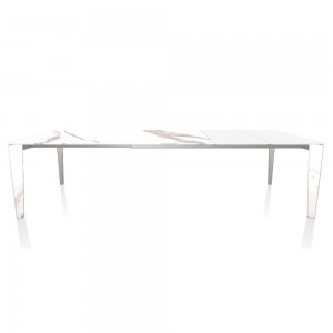 Mesa Senso Extensible Cerámica o Mármol de Bontempi. Mesas de diseño italiano.