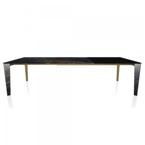 Mesa Senso Extensible Cerámica o Mármol de Bontempi. Mesas de diseño italiano.