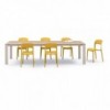 Mesa Tom Extensible de Bontempi. Mesas fijas y extensibles contemporáneas.