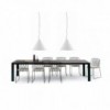 Mesa Tom Extensible de Bontempi. Mesas fijas y extensibles contemporáneas.