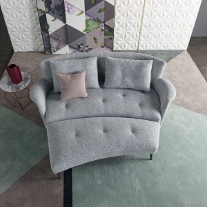 Pouf Lovy Bonaldo. Dos elegantes modelos tapizados ideales para salón.