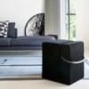 Pouf Blocco de Driade. Pouf moderno tapizado de colores para interiores.