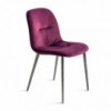 Silla Chantal Acero de Bontempi. Sillas contemporáneas de diseño italiano.
