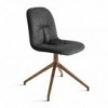 Silla Chantal Giratoria de Bontempi. Sillas contemporáneas de diseño italiano.