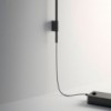 Lámpara aplique Tempo driver empotrado de Vibia para salones.