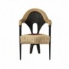 Liba Sillón de Driade. Sillón de diseño contemporánea de ratán en madera.