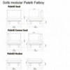Sofá modular Paletti Fatboy. Sofás para exteriores.