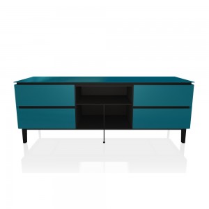 Aparador Cosmopolitan Cristal 184 de Bontempi. Muebles modernos italiano para salón.