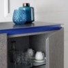 Aparador Cosmopolitan Cristal 184 de Bontempi. Muebles modernos italiano para salón.