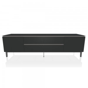 Aparador Cosmopolitan Cristal 244 de Bontempi. Muebles modernos italiano para salón.