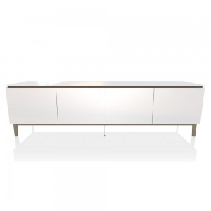 Aparador Cosmopolitan Cristal 244 de Bontempi. Muebles modernos italiano para salón.