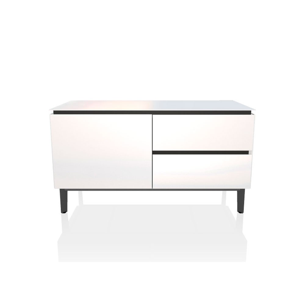 Aparador Cosmopolitan Cristal 124 de Bontempi. Muebles modernos de diseño italiano.