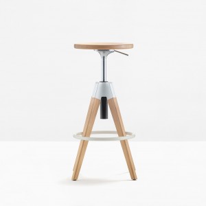 Taburete Arki ARKW6 de Pedrali. Taburetes de diseño. Taburetes contract.
