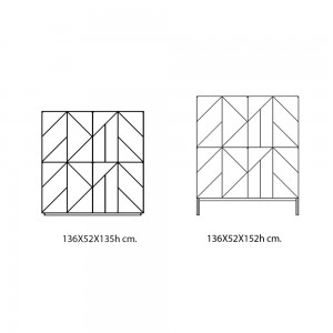 Aparador alto Pica Lacado Bontempi