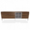 Aparador Pica Chapado Diáfano de Bontempi. Muebles modernos de diseño italiano.
