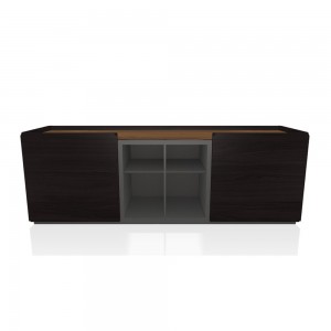 Aparador Pica Chapado Diáfano de Bontempi. Muebles modernos de diseño italiano.