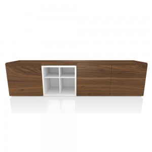 Aparador Pica Chapado Diáfano de Bontempi. Muebles modernos de diseño italiano.