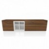 Aparador Pica Chapado Diáfano de Bontempi. Muebles modernos de diseño italiano.