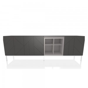 Aparador Pica Lacado Diáfano de Bontempi. Muebles modernos de diseño italiano.