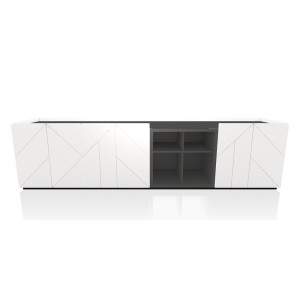 Aparador Pica Lacado Diáfano de Bontempi. Muebles modernos de diseño italiano.