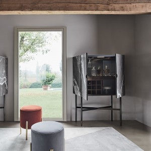 Mueble Bar Madison Superior de Bontempi. Muebles modernos de diseño italiano.