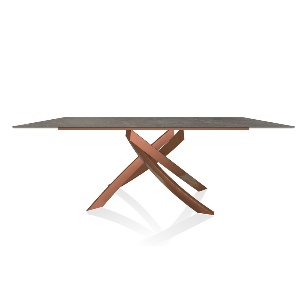 Mesa Artistico Fija Cerámica de Bontempi. Muebles modernos italianos.