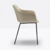 Sillón Babila XL Acero de Pedrali. Sillones de diseño. Sillones modernos de salón.