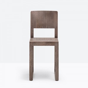 Silla Brera 380 de Pedrali. Sillas de diseño. Sillas de madera para salón.