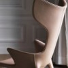 Butaca Lou read Driade. Butacas diseño en cuero ideal para interiores.
