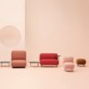 Pouf Buddy 210S de Pedrali. Poufs de diseño italiano. Pouf tapizados.