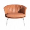 Sillón Moon Cuero Driade. Mueble de diseño moderno ideal para interiores.