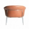 Sillón Moon Cuero Driade. Mueble de diseño moderno ideal para interiores.