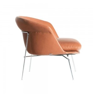 Sillón Moon Cuero Driade. Mueble de diseño moderno ideal para interiores.