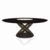 Mesa Fusión Ring de Bontempi. Mesa con sobre giratorio de diseño italiano.