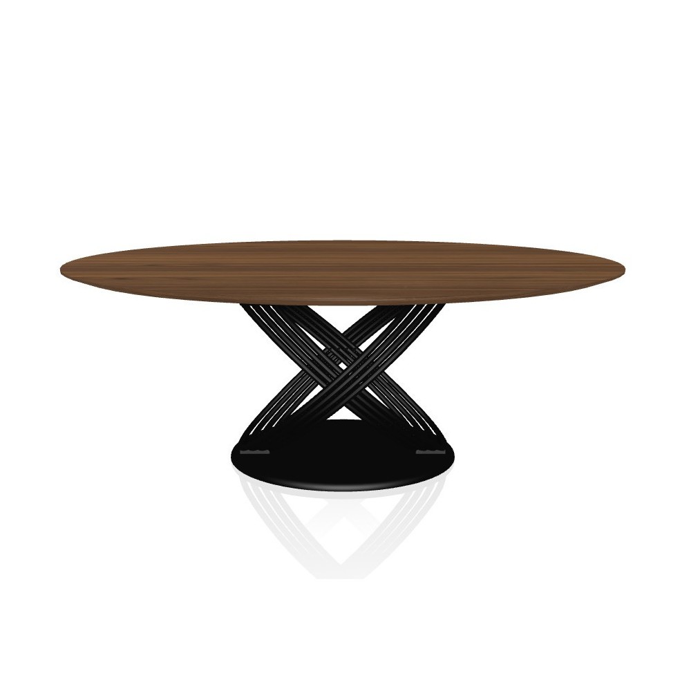 Mesa Fusion Redonda de Bontempi. Mesas redondas modernas de diseño italiano. Mesa Fusion Redonda de Bontempi. Mesas redondas modernas de diseño italiano.