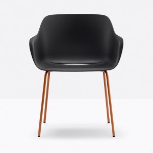 Sillón Babila XL Acero Putdoor de Pedrali. Sillones de exterior de diseño moderno.