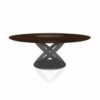 Mesa Fusión Ring de Bontempi. Mesa con sobre giratorio de diseño italiano.