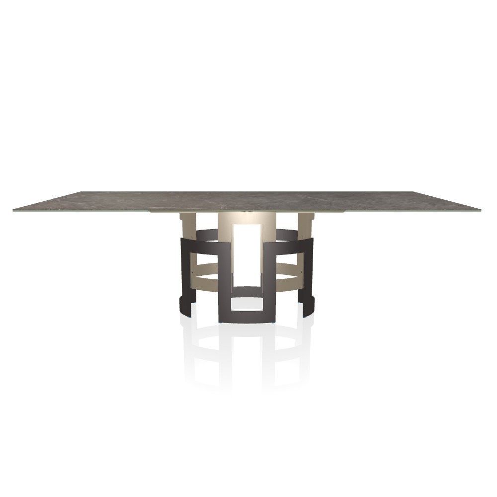 Mesa Imperial Rectangular Mármol de Bontempi. Muebles de diseño italiano. Mesa Imperial Rectangular Mármol de Bontempi. Muebles de diseño italiano.