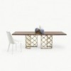 Mesa Majesty Rectangular de Bontempi. Mesas de comedor de diseño italiano.