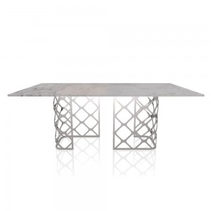 Mesa Majesty Rectangular de Bontempi. Mesas de comedor de diseño italiano.