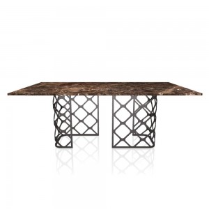 Mesa Majesty Rectangular de Bontempi. Mesas de comedor de diseño italiano.