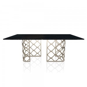 Mesa Majesty Rectangular de Bontempi. Mesas de comedor de diseño italiano.