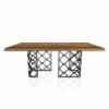 Mesa Majesty Rectangular de Bontempi. Mesas de comedor de diseño italiano.
