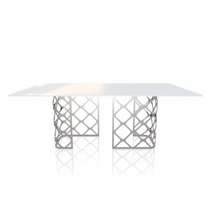 Mesa Majesty Rectangular de Bontempi. Mesas de comedor de diseño italiano.